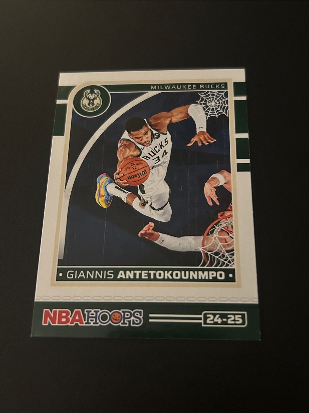 Panini NBA Hoops Giannis Antetokounmpo Card - Green, White